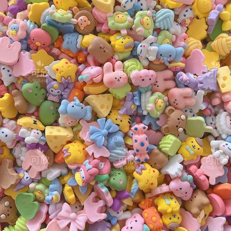 Cream glue accessories resin handmade