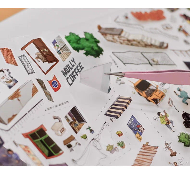 Sky island 3d sticker 1.0