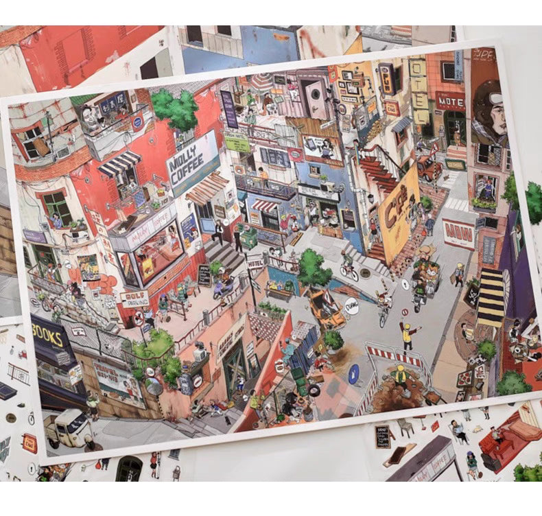 Sky island 3d sticker 1.0