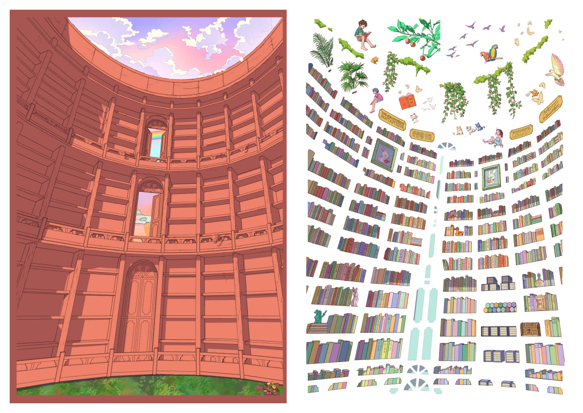 Sky island 3d sticker 1.0