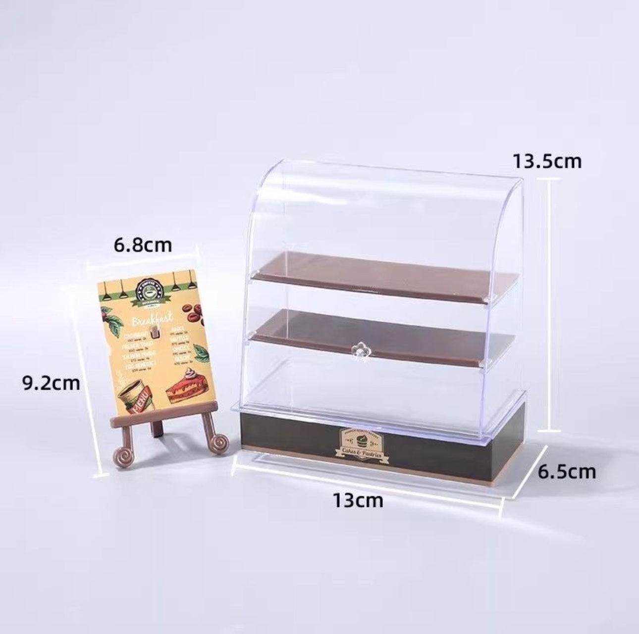 Simulation miniature toy cake cabinet mini cake ornament