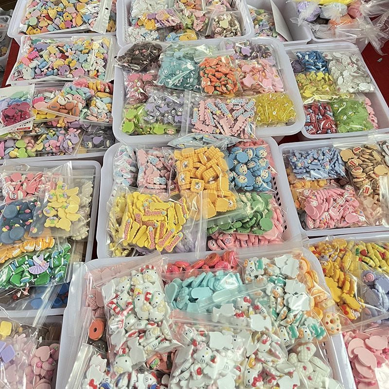 Cream glue accessories resin handmade