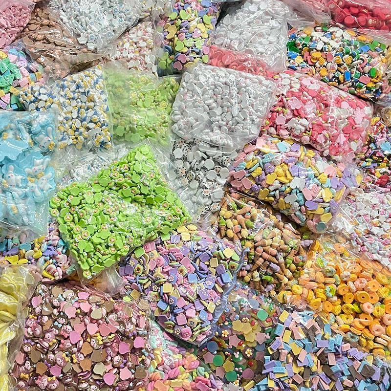 Cream glue accessories resin handmade
