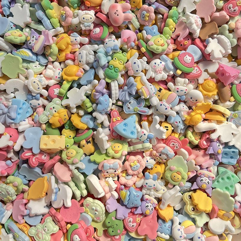 Cream glue accessories resin handmade