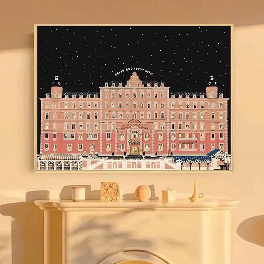 The Grand Budapest Hotel diamond painting DIY handmade full diamond decorative painting